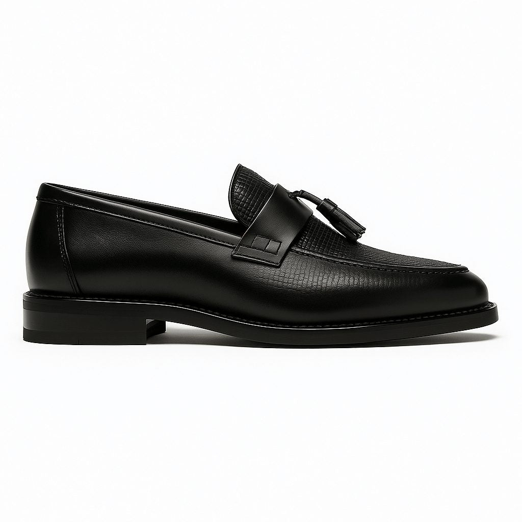 Slip-On Woven Tassel Loafers for Men - View 2