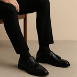 Slip-On Woven Tassel Loafers for Men - View 3