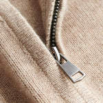 Stand Collar Half-Zip Knit Sweater for Men - View 3
