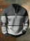 Stand Collar Half-Zip Long Sleeve Pullover Sweater for Men - Grey