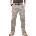 Straight Leg Cargo Trousers for Men - View 7