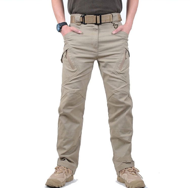Straight Leg Cargo Trousers for Men - View 7