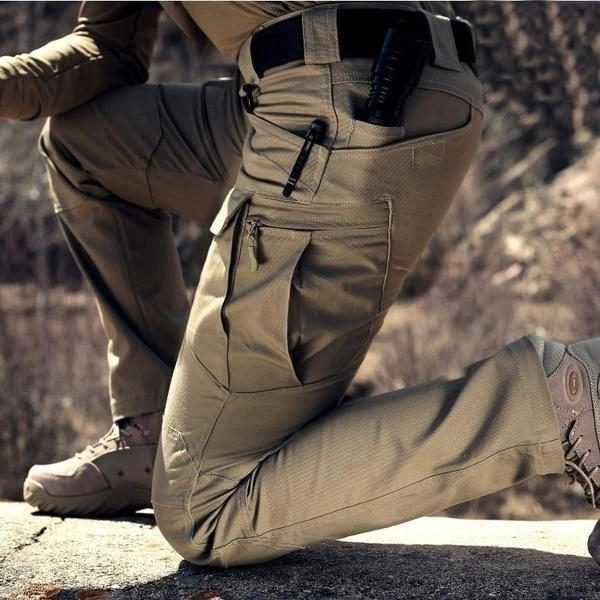 Straight Leg Cargo Trousers for Men - View 2