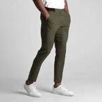 Straight Leg Chino Trousers for Men - View 10