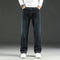 Straight Leg Denim Jeans with Stretch for Men - View 4