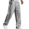 Straight Leg Trousers for Men - Grey