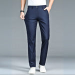 Stretch Straight Leg Bamboo Dress Pants for Men