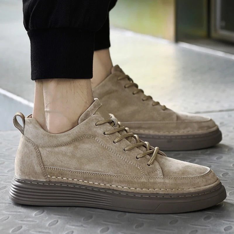 Suede Lace-Up Loafers for Men - View 10