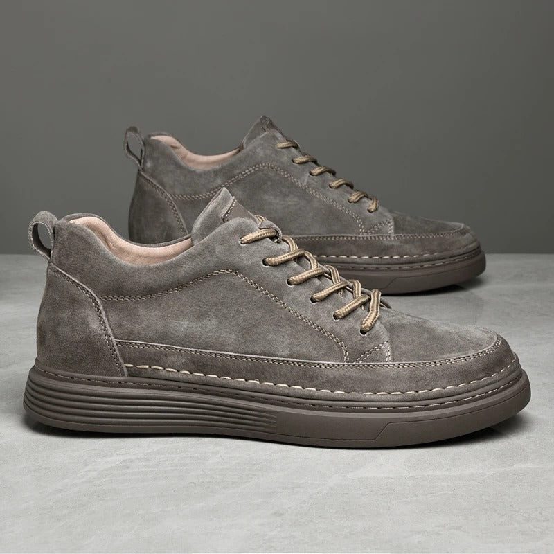 Suede Lace-Up Loafers for Men - View 13