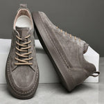Suede Lace-Up Loafers for Men - View 14