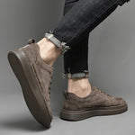 Suede Lace-Up Loafers for Men - View 15