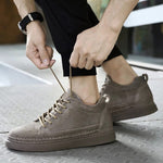 Suede Lace-Up Loafers for Men - View 22