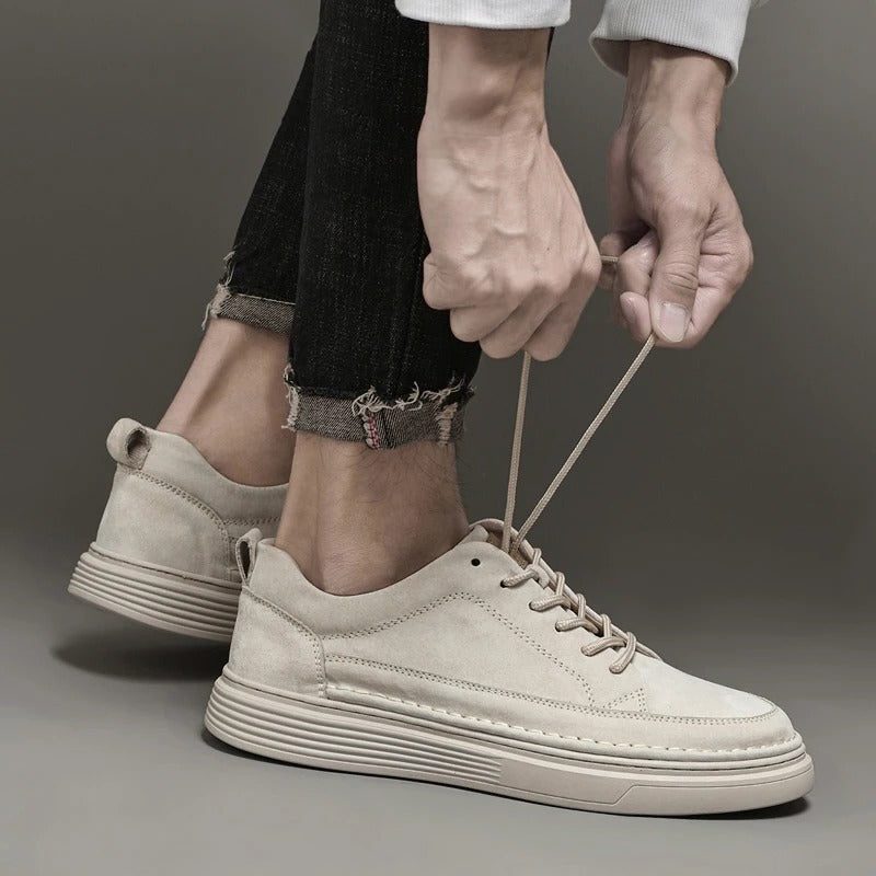 Suede Lace-Up Loafers for Men - View 25