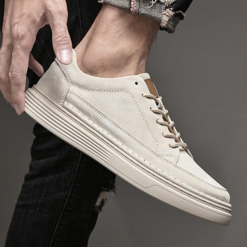 Suede Lace-Up Loafers for Men - View 28