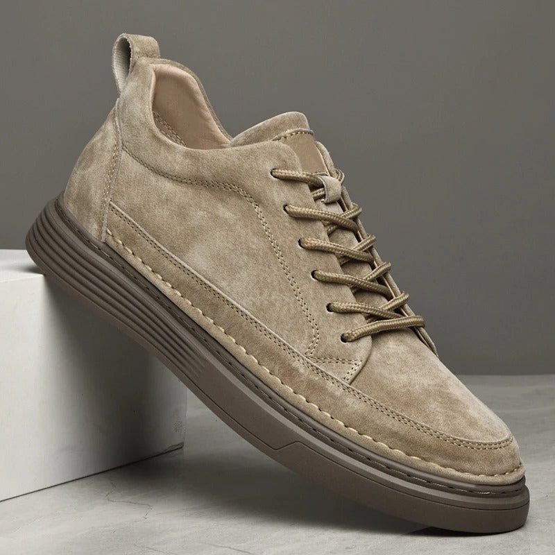 Suede Lace-Up Loafers for Men - View 2