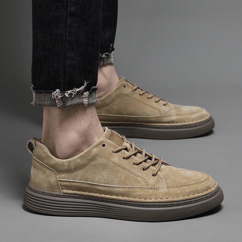 Suede Lace-Up Loafers for Men - View 4