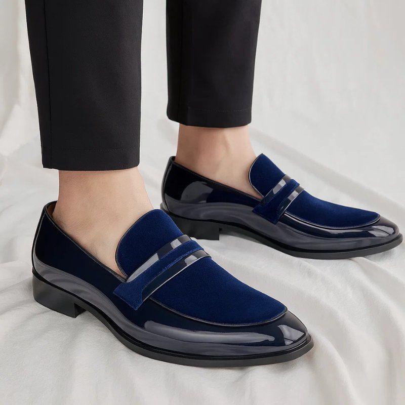 Suede Penny Loafers for Men - View 2