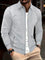 Textured Zip-Up Overshirt for Men - Grey