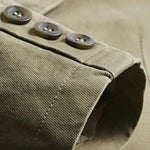 Three-Button Notch Lapel Jacket with Patch Pockets for Men - View 5