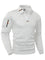 Waffle Textured Long Sleeve Polo Collar Knit Sweater with Zip Pocket for Men - White (Almost Sold Out)