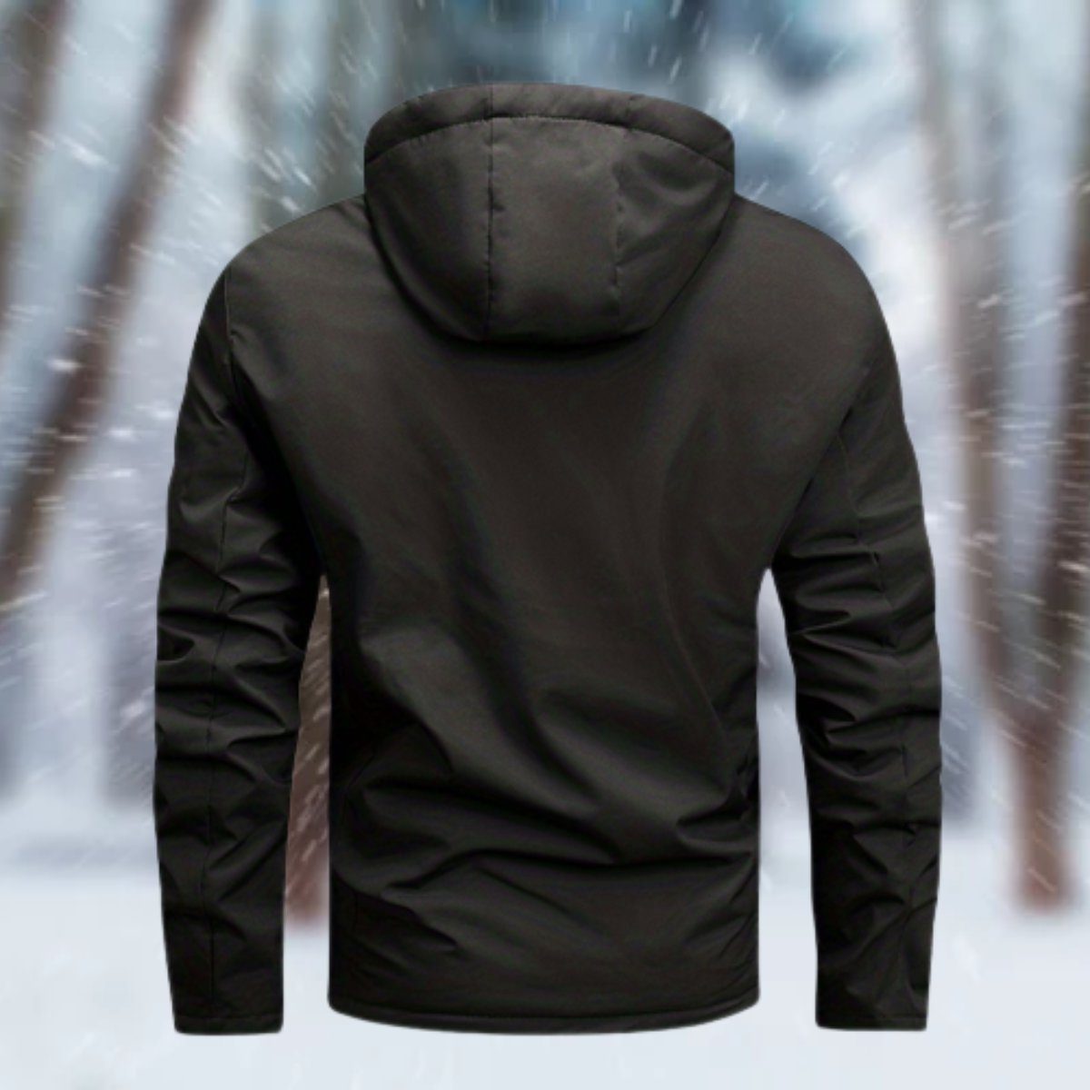 Waterproof Hooded Winter Parka Jacket for Men - View 2