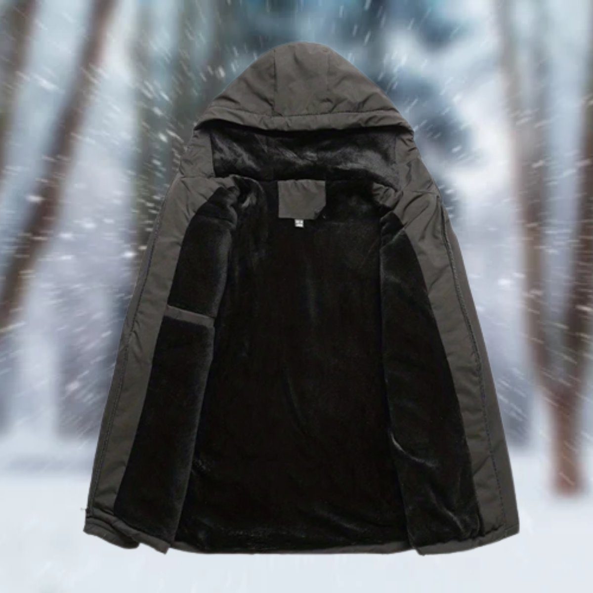 Waterproof Hooded Winter Parka Jacket for Men - View 3