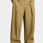 Wide Leg Chino Pants for Men