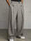 Wide Leg Chino Pants for Men - Grey