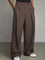 Wide Leg Chino Pants for Men - Brown