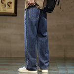 Wide-Leg Drawstring Jeans for Men - View 2