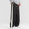 Wide-Leg Sweatpants with Side Stripe for Men