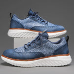 Woven Brogue Lace-Up Shoes for Men - View 2