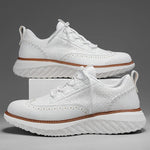Woven Brogue Lace-Up Shoes for Men - View 6