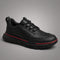 Woven Lace-Up Wingtip Brogue Shoes for Men - Charcoal