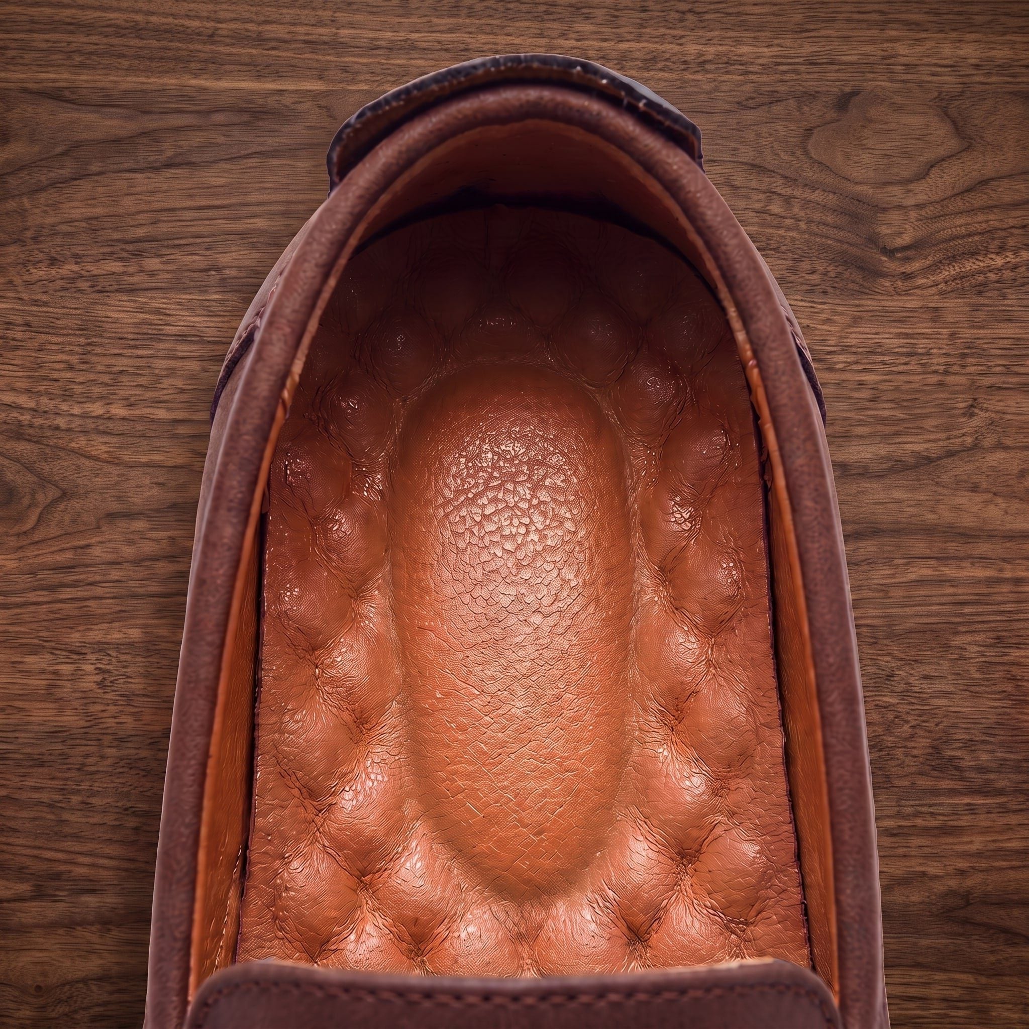 Woven Slip-On Man-Made Leather Loafers for Men - View 5
