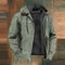 Zip-Up Hooded Jacket for Men - Green