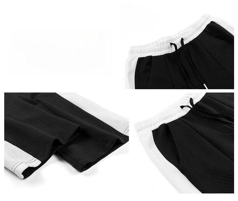 Zip-Up Jacket and Tapered Sweatpants Set for Men - View 6