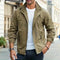 Zip-Up Overshirt Jacket for Men