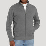 Zip-Up Stand Collar Sweatshirt for Men