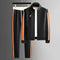 Zip-Up Tracksuit Set for Men - Onyx